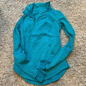 Lululemon blue quarter zip